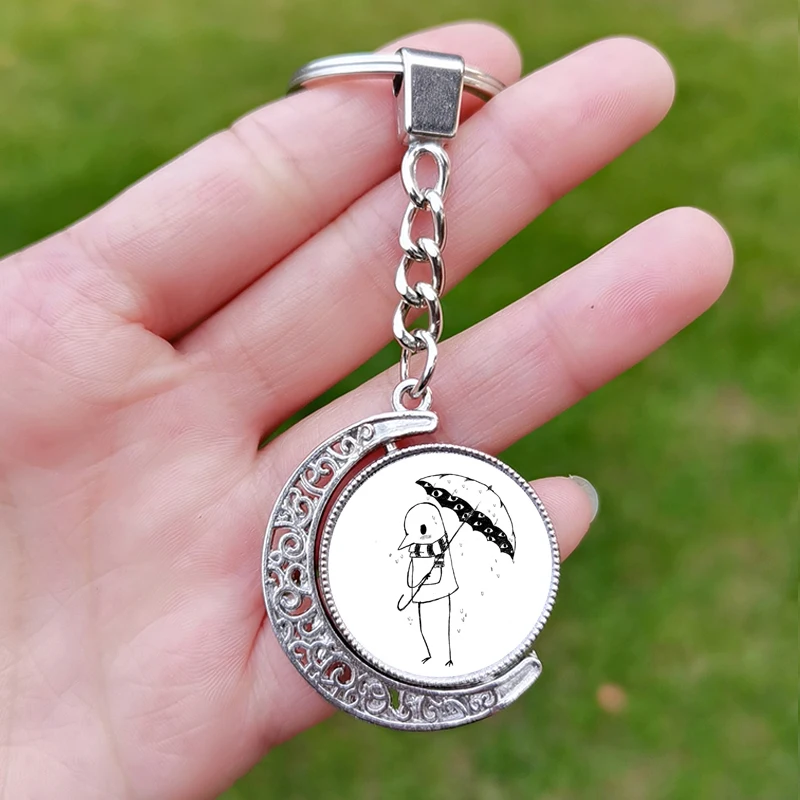 Double-Sided Punpun Keychain