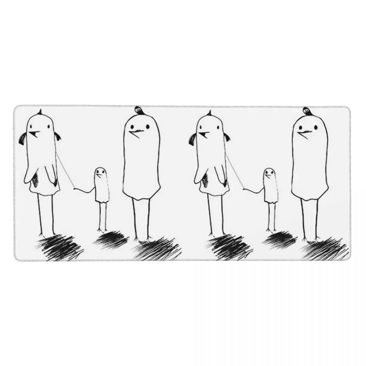 Lovely Punpun Large Mouse Pad