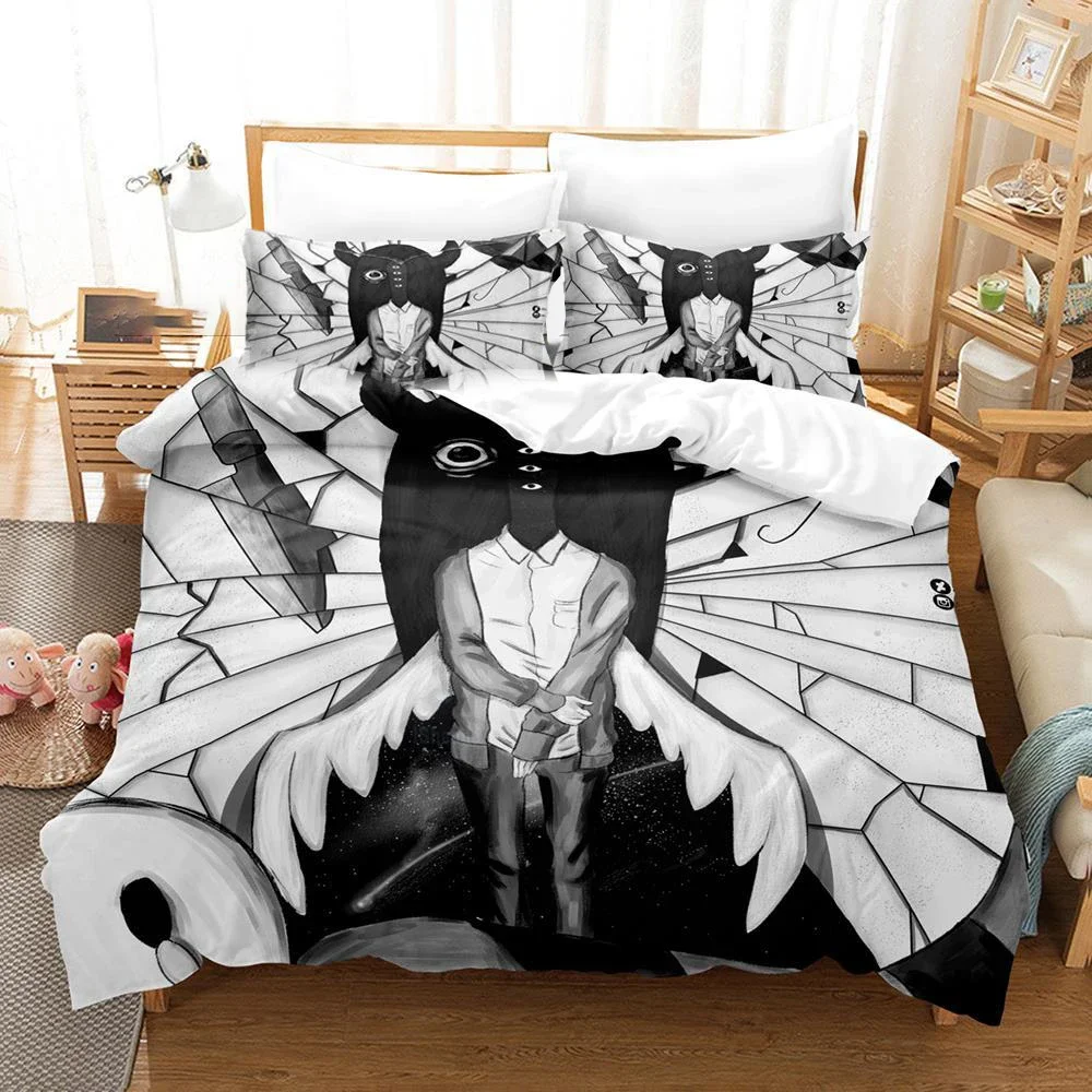 3D Printed Punpun Oyasumi Goodnight Bedding Set Twin Queen