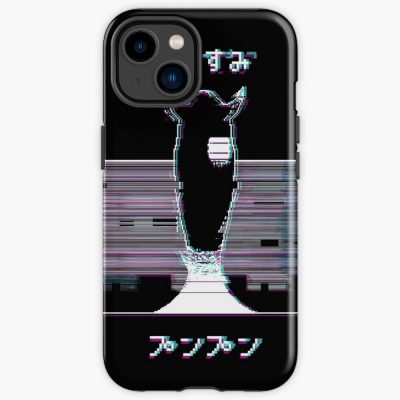 Glitch Oyasumi Punpun Black Iphone Case