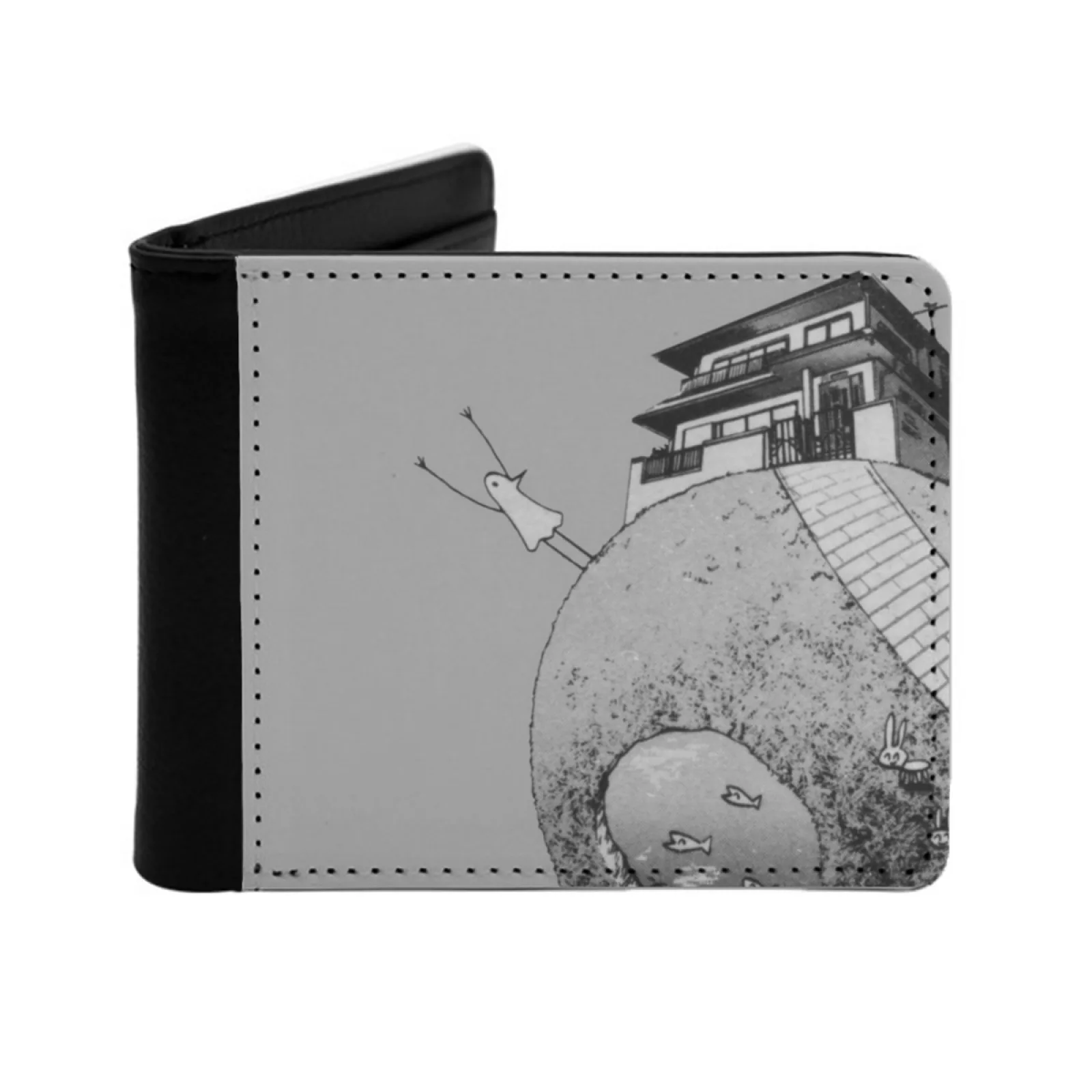 Punpun's World Short Wallet Pu Leather