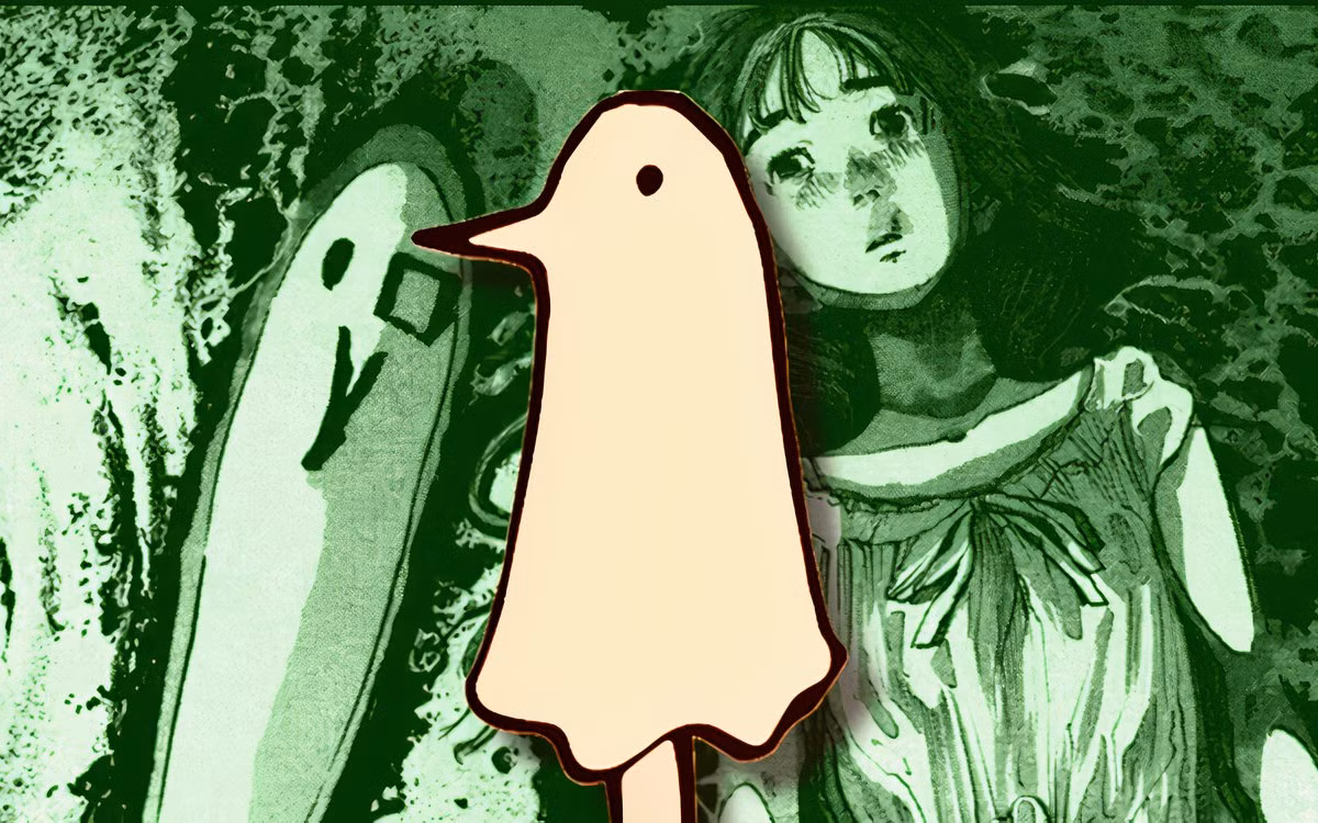 punpun green background - Oyasumi Punpun