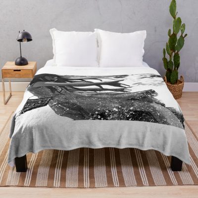 Oyasumi Punpun Crying Moon Throw Blanket