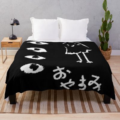 Oyasumi Punpun Gentle Smile Throw Blanket