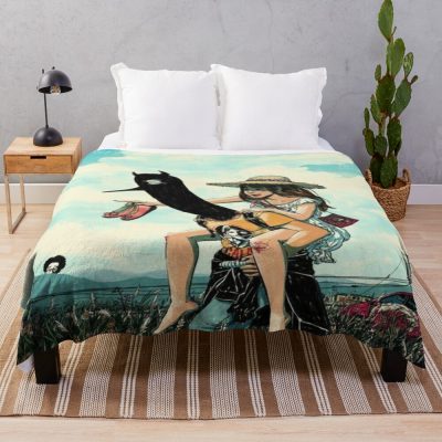 Oyasumi Punpun Silent Road Throw Blanket