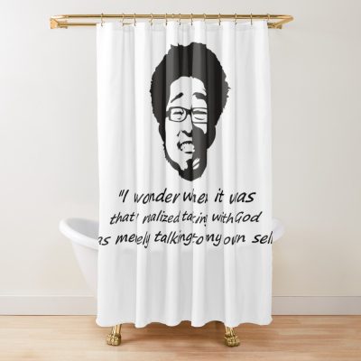 Oyasumi Punpun Afro God Shower Curtain