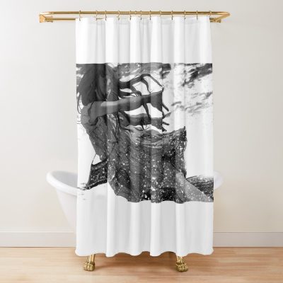 Oyasumi Punpun Crying Moon Shower Curtain