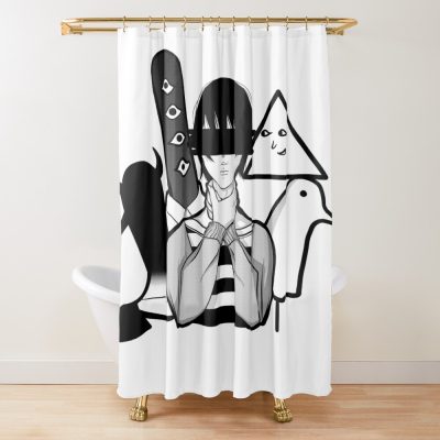 Oyasumi Punpun Falling Star Shower Curtain
