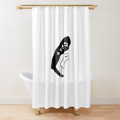 Oyasumi Punpun Looming Shower Curtain