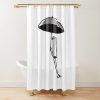 Umbrella Punpun Oyasumi Shower Curtain