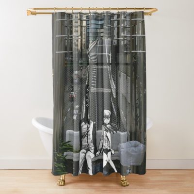 Oyasumi Punpun Melancholy Days Shower Curtain