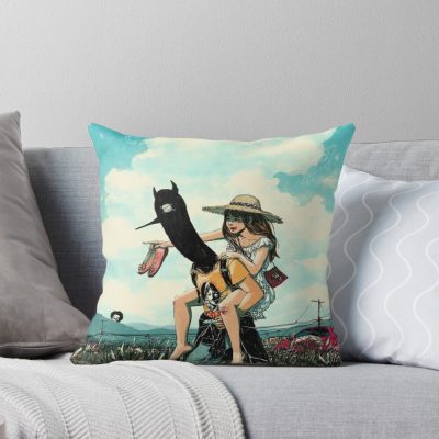 Oyasumi Punpun Silent Road Throw Pillow