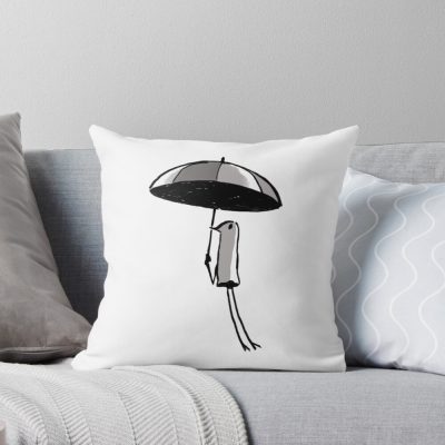 Umbrella Punpun Oyasumi Throw Pillow