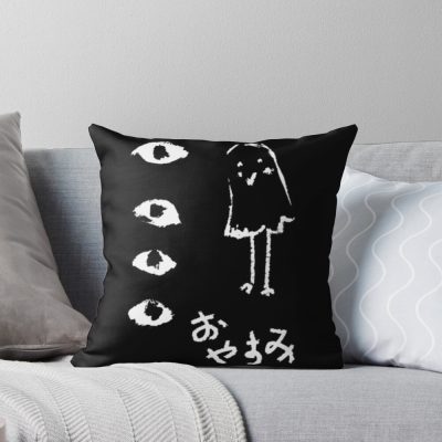 Oyasumi Punpun Gentle Smile Throw Pillow